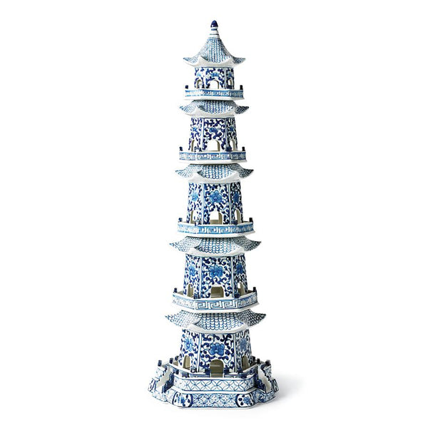 PAGODA with 6 Layers - Blue & White