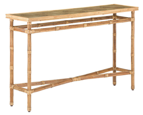 Silang Rattan Console Table