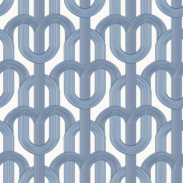 Lattice Peel and Stick Wallpaper - Ice Blue