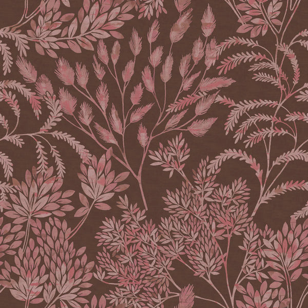 Stencil Foliage Unpasted Wallpaper