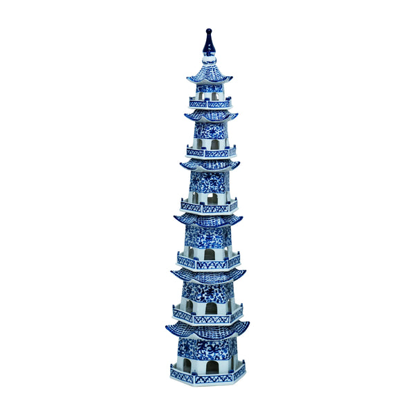 48"x13" B/W 7 Layers Pagoda