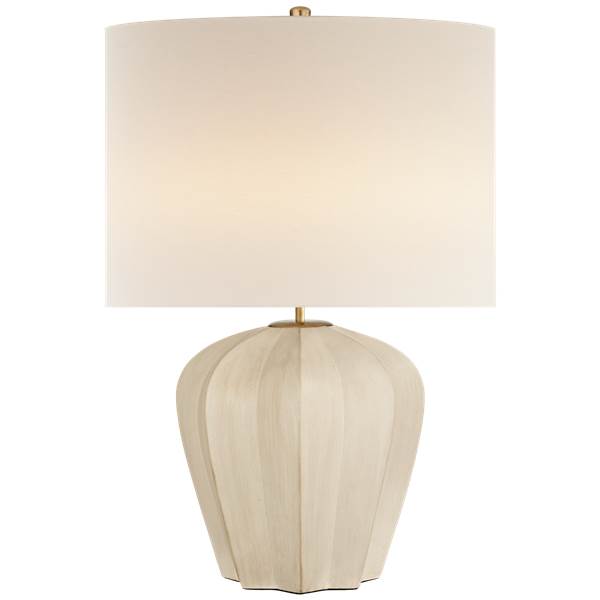 PIERREPOINT TABLE LAMP IN STONE WHITE