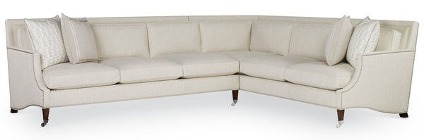 GLORIA SECTIONAL RAF  SOFA WITH BUILT IN CORNER