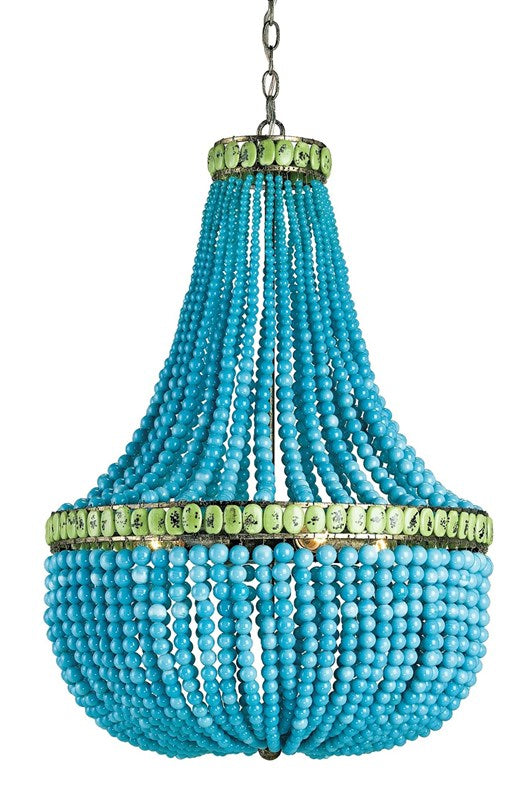 HEDY TURQUOISE CHANDELIER