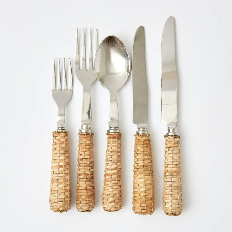 Rattan Cutlery (Set of 5) THE YARD QATAR