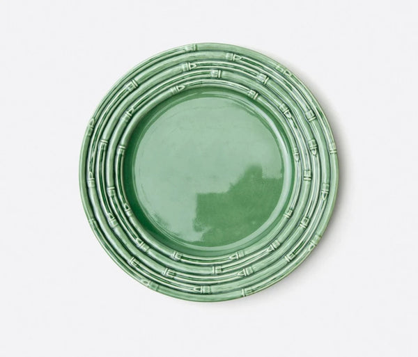 Gia Green Bamboo Dinner Plate / Set of 4
