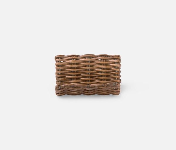 GIBSON, Honey Rattan Place Card Holders - Set of 4