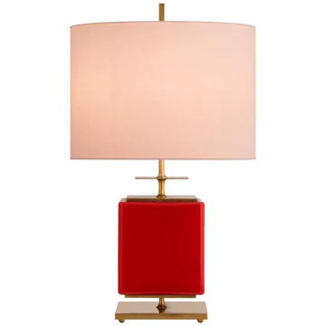 BEEKMAN SMALL TABLE LAMP IN RED